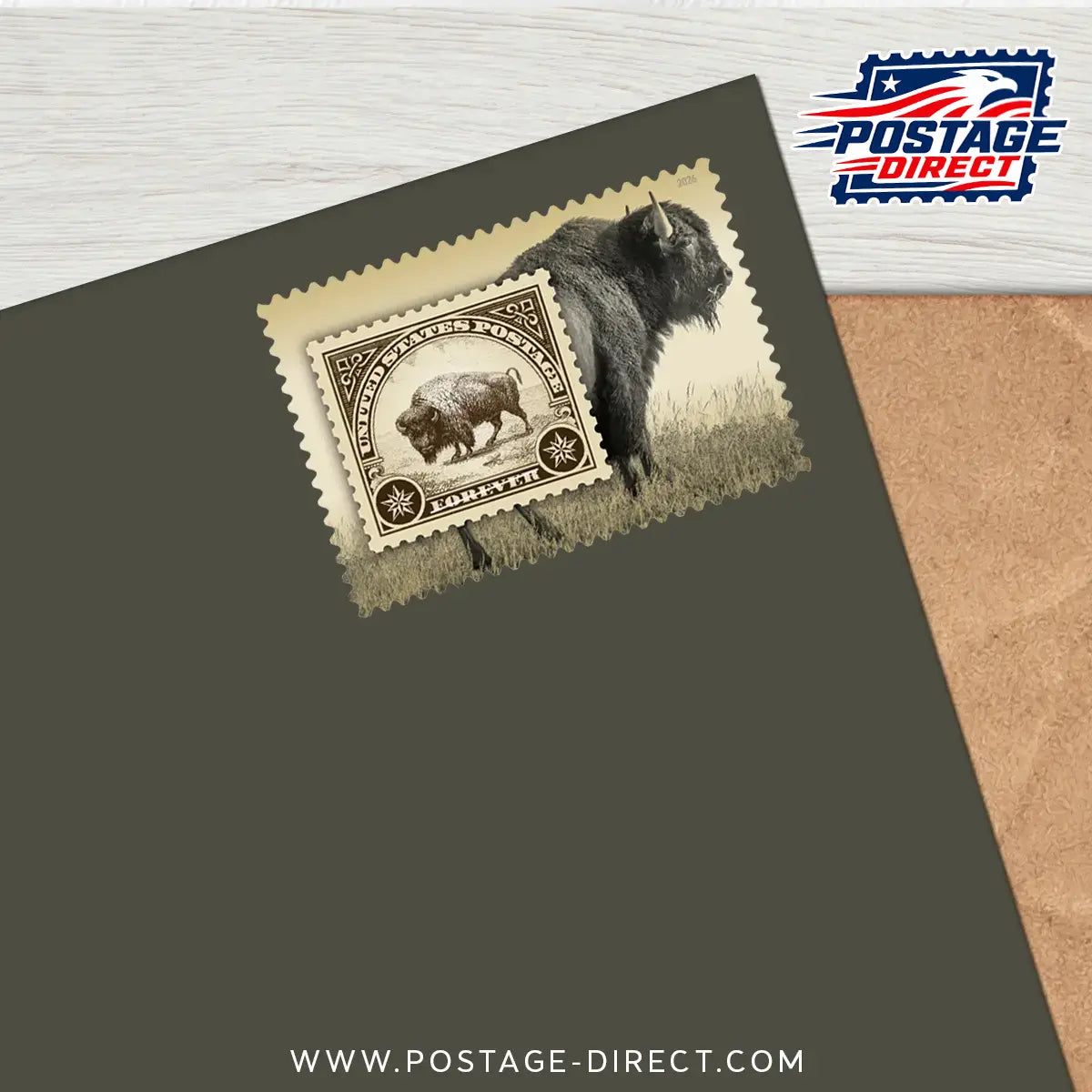 American Bison Stamps