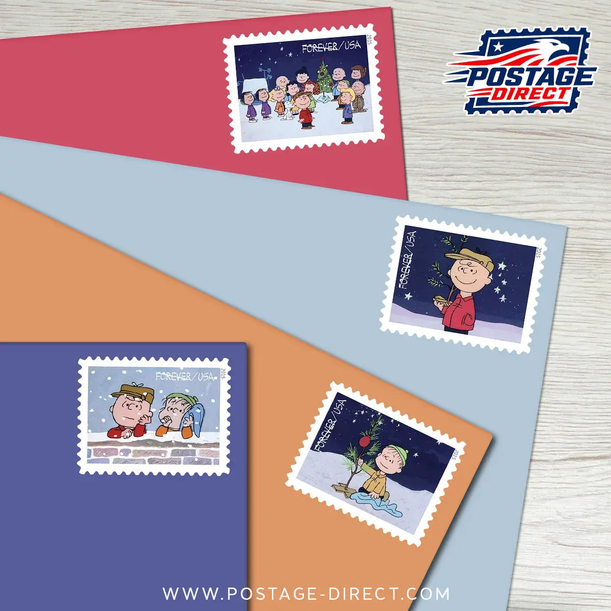 A Charlie Brown Christmas Stamps