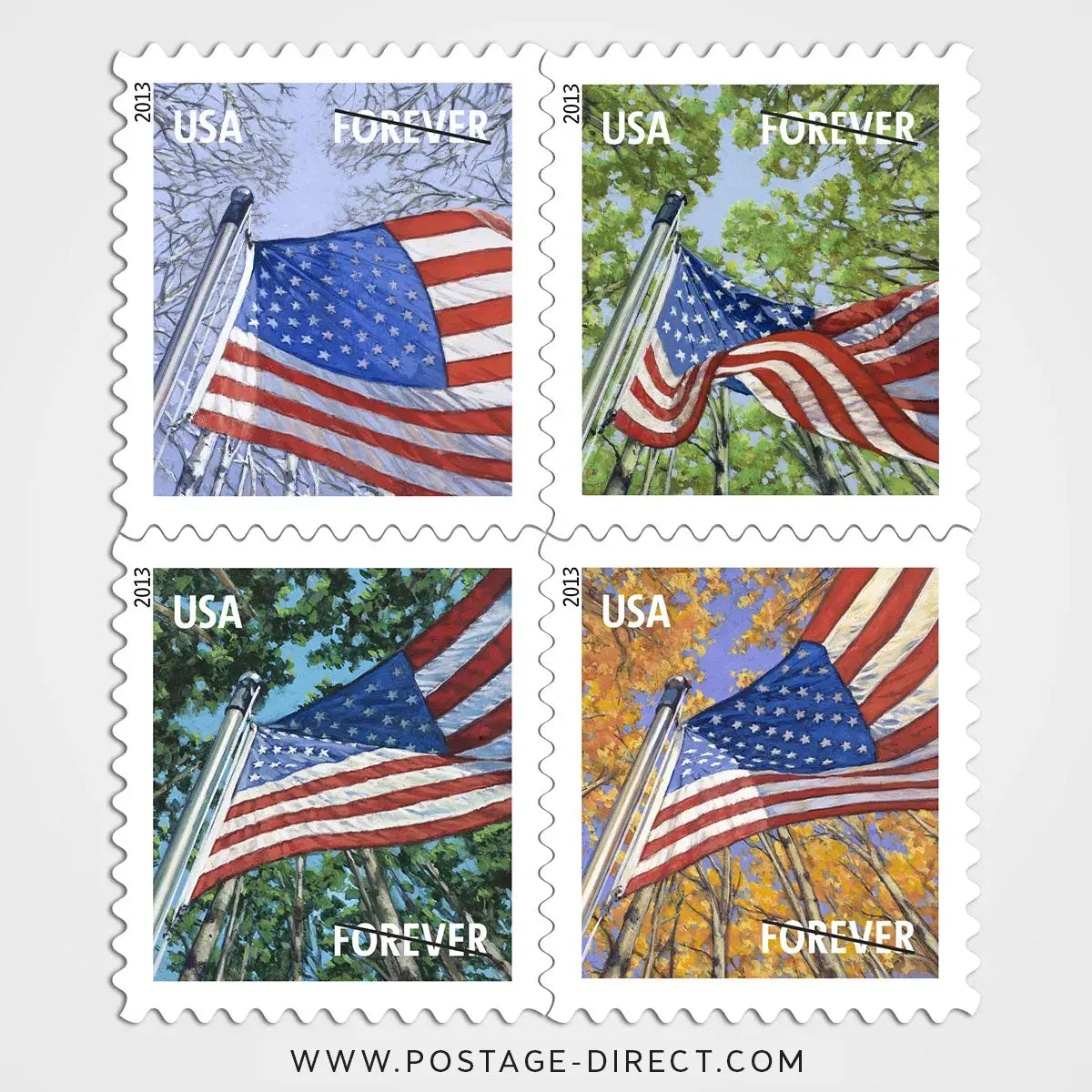 A Flag for All Seasons Stamps