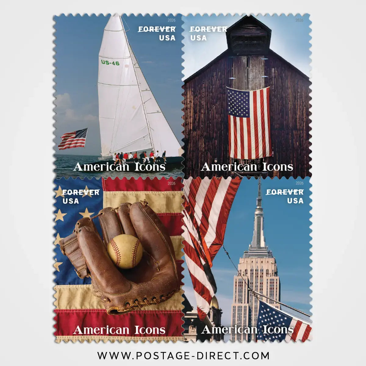 American Icons Stamps