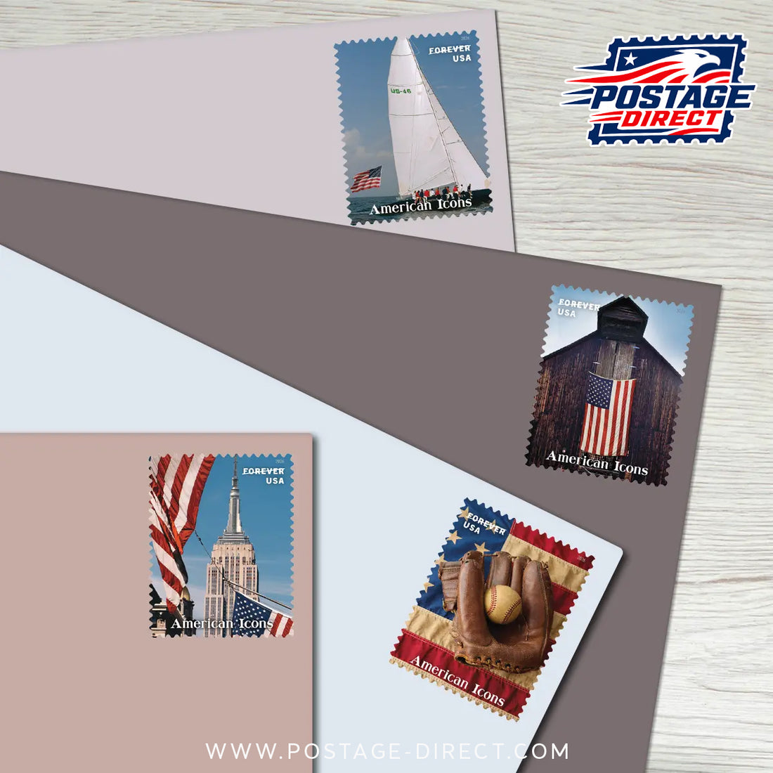 American Icons Stamps