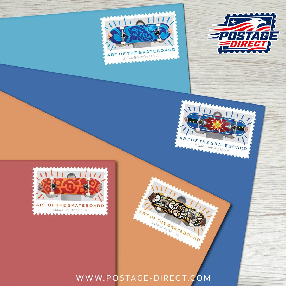 Art of the Skateboard Stamps