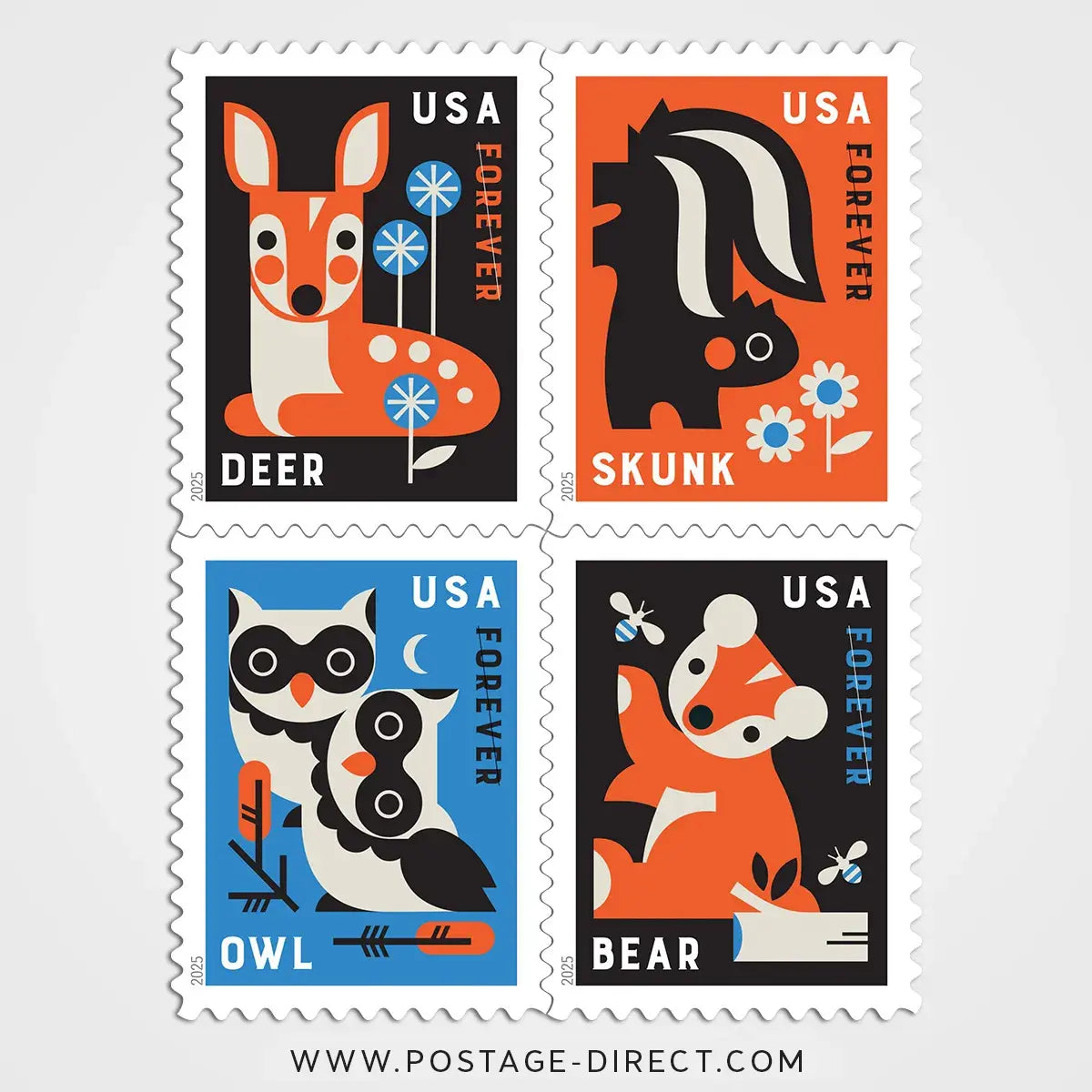 Baby Wild Animals Stamps
