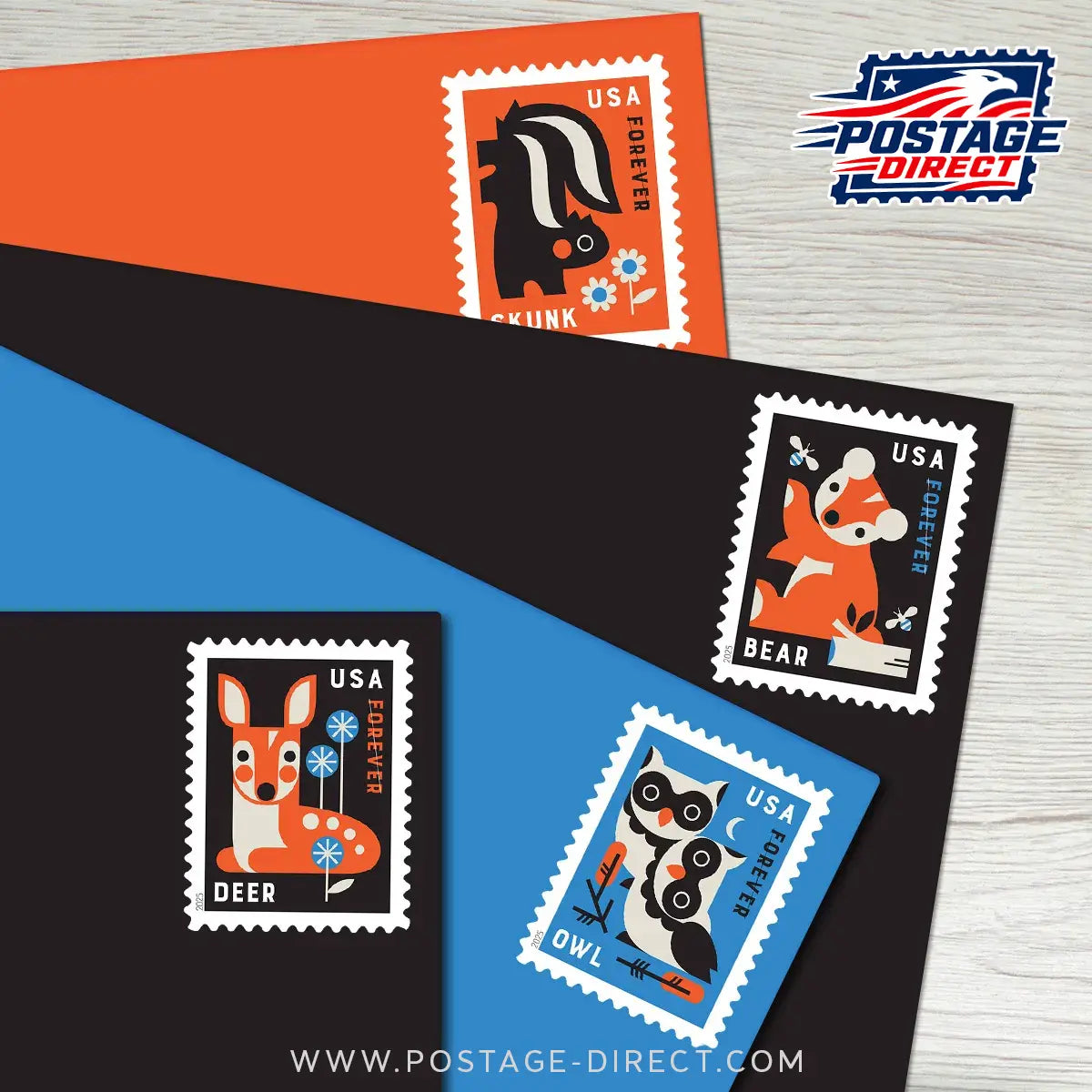 Baby Wild Animals Stamps