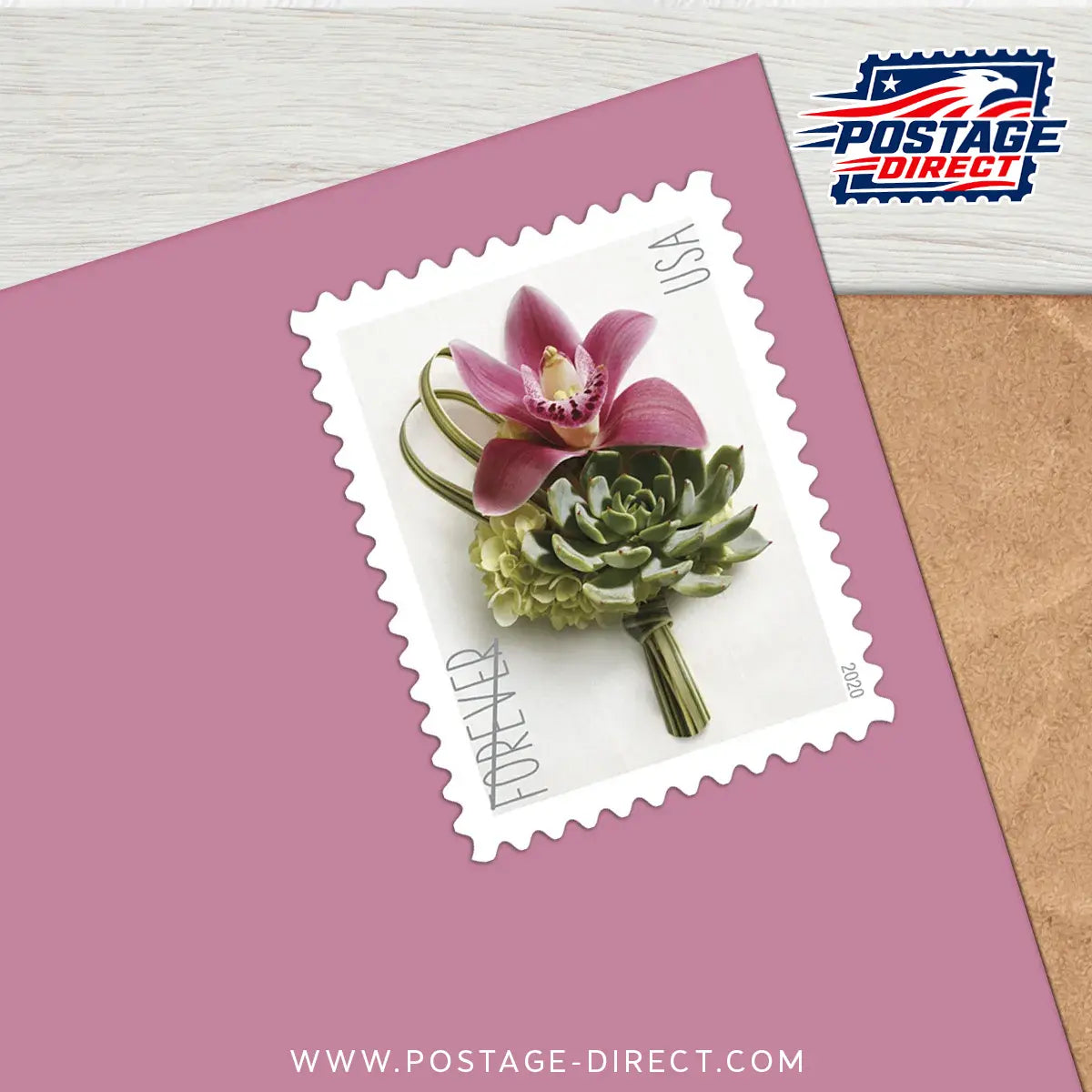 Contemporary Boutonniere Stamps