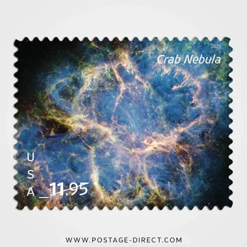 Crab Nebula Priority Mail Stamps