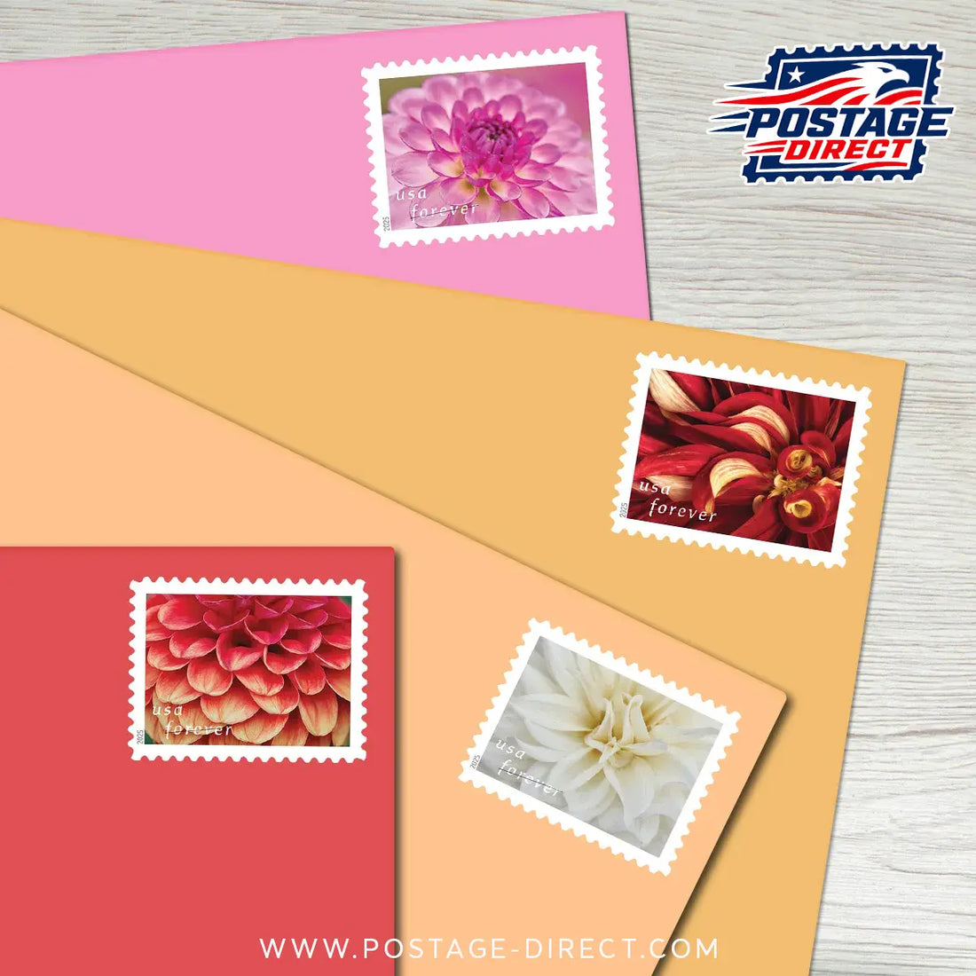 Dahlias Stamps