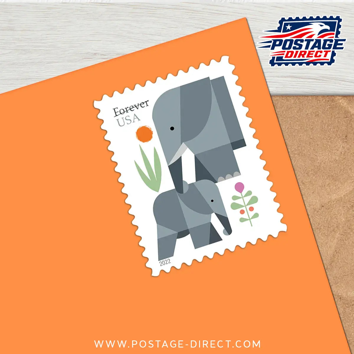 Elephants Stamps