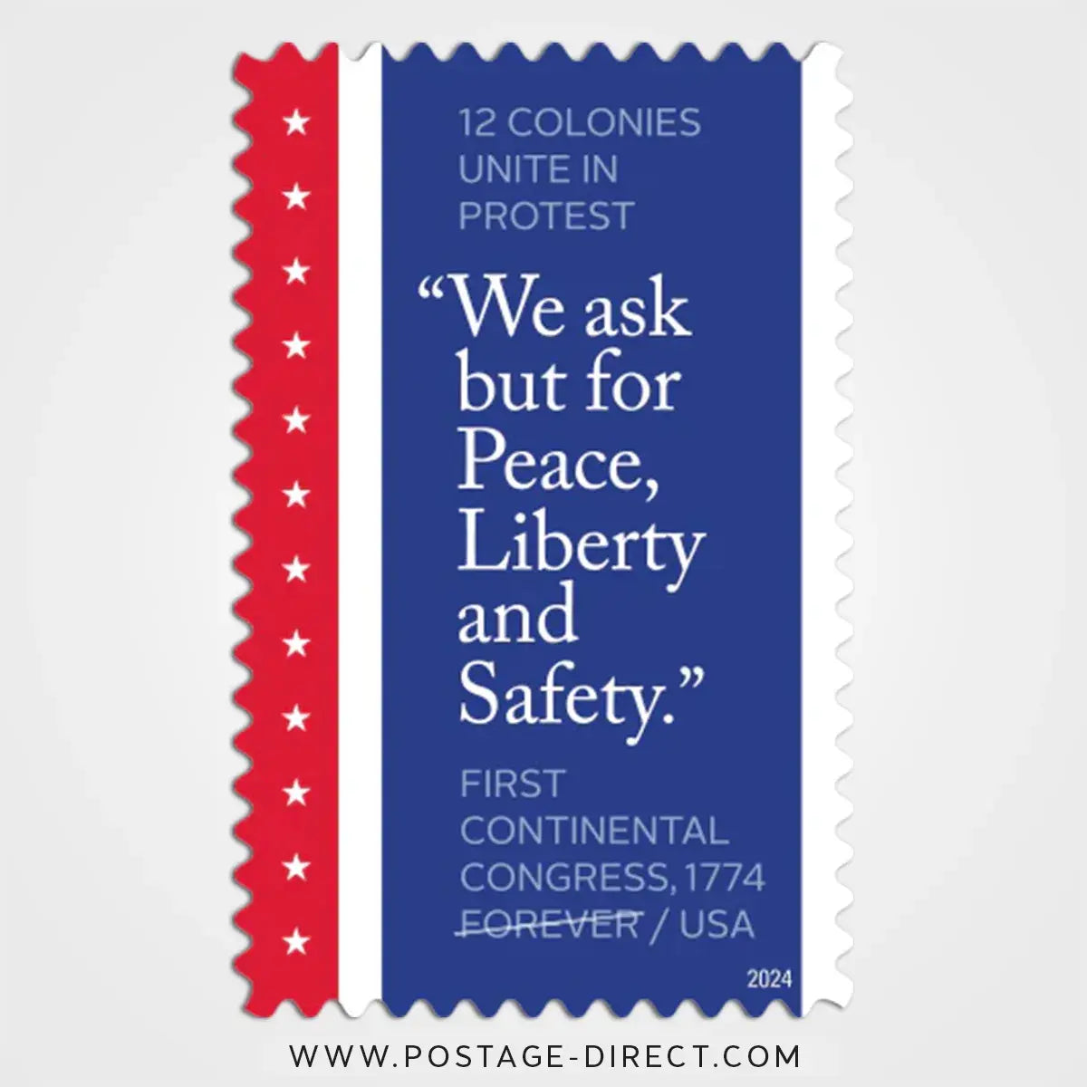 First Continental Congress, 1774 Stamps