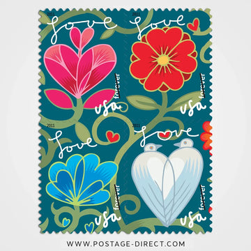 Garden of Love Stamps
