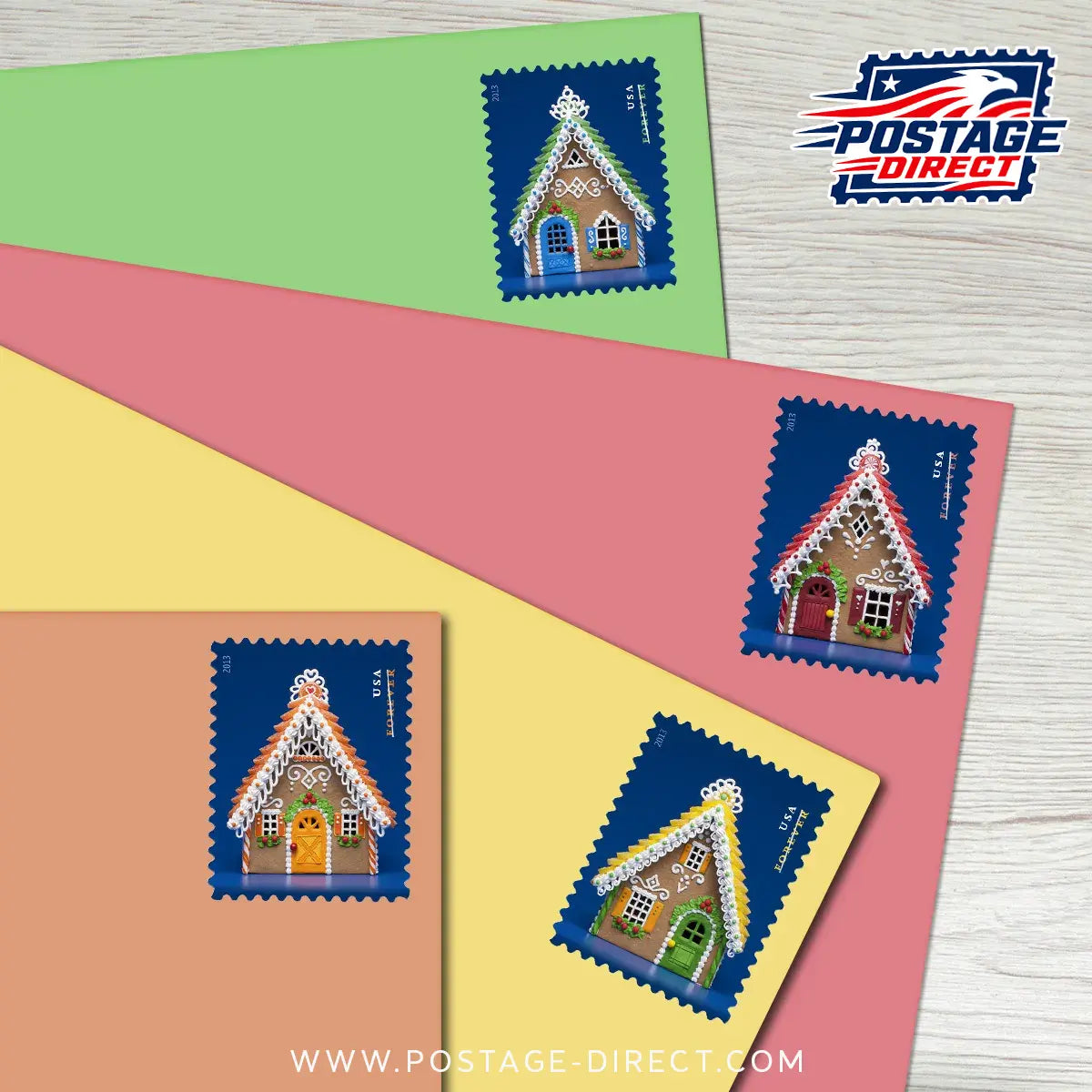 Gingerbread Houses Stamps