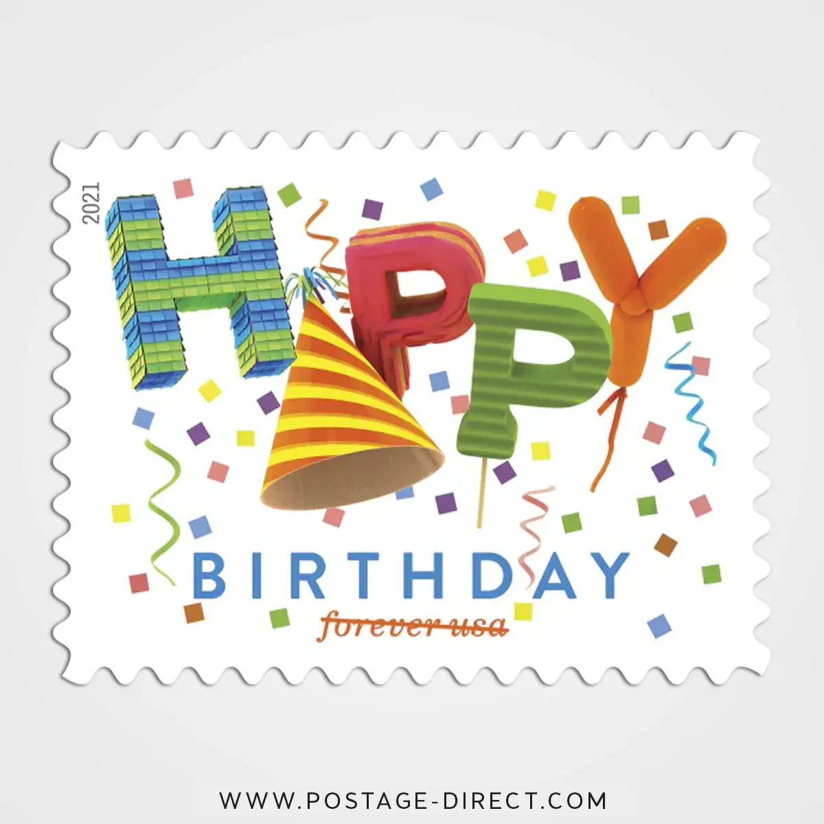 Happy Birthday 2021 Stamps