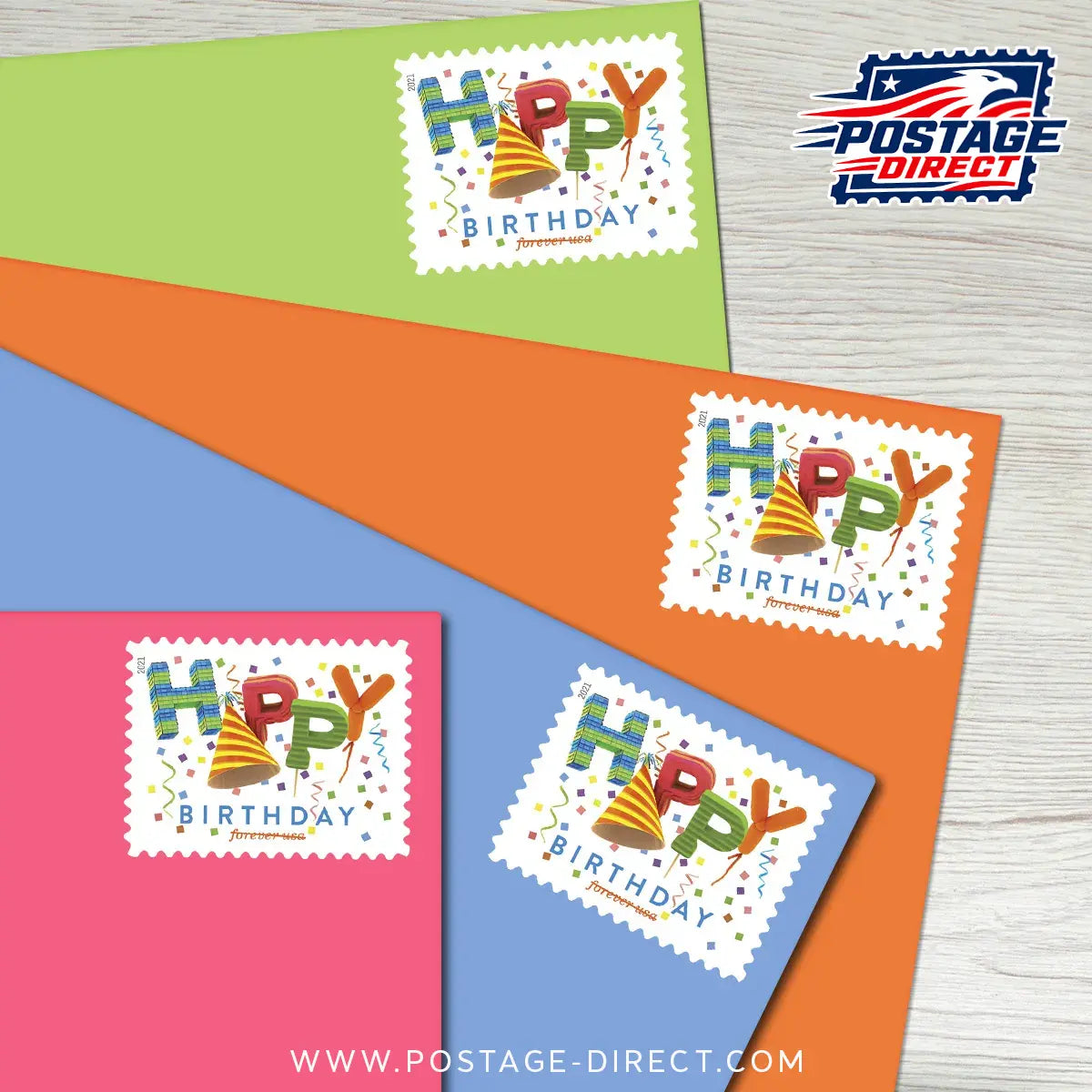 Happy Birthday 2021 Stamps