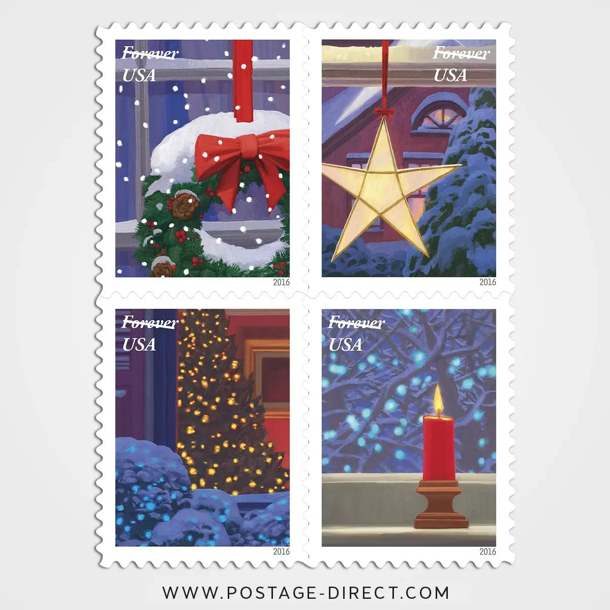Holiday Windows Stamps