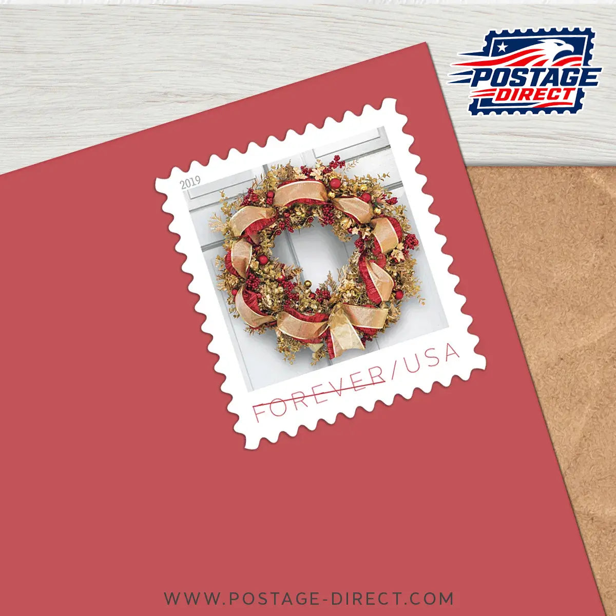 Holiday Wreaths Stamps