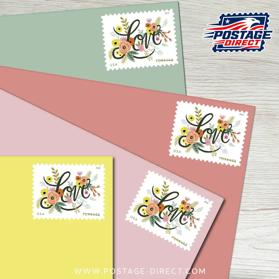 Love Flourishes Stamps