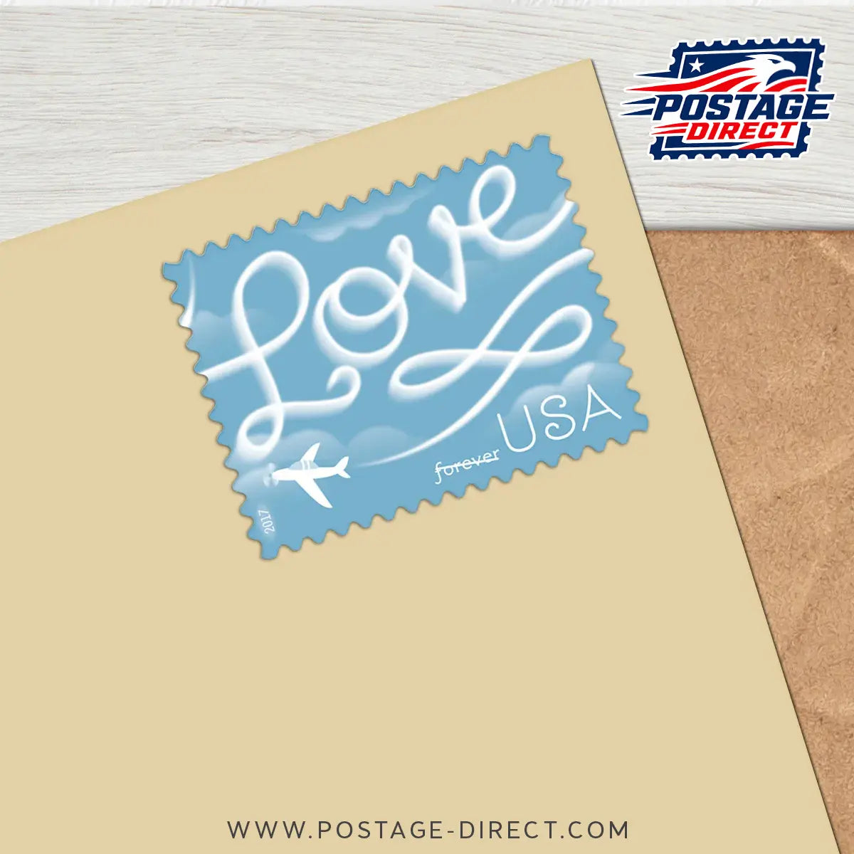 Love Skywriting Stamps