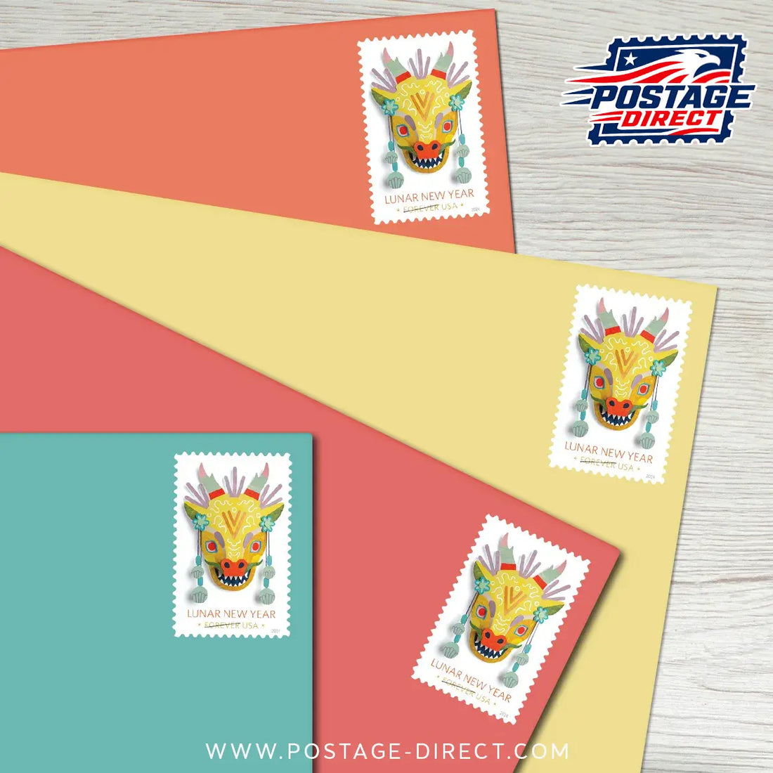 Lunar New Year • Year of the Dragon Stamps