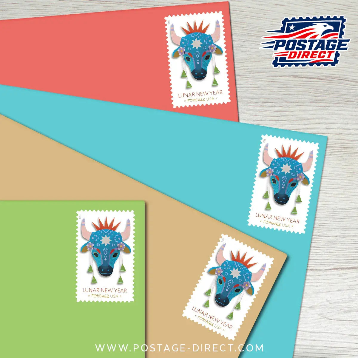 Lunar New Year • Year of the Ox Stamps