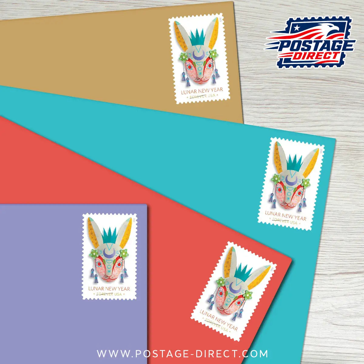 Lunar New Year • Year of the Rabbit Stamps