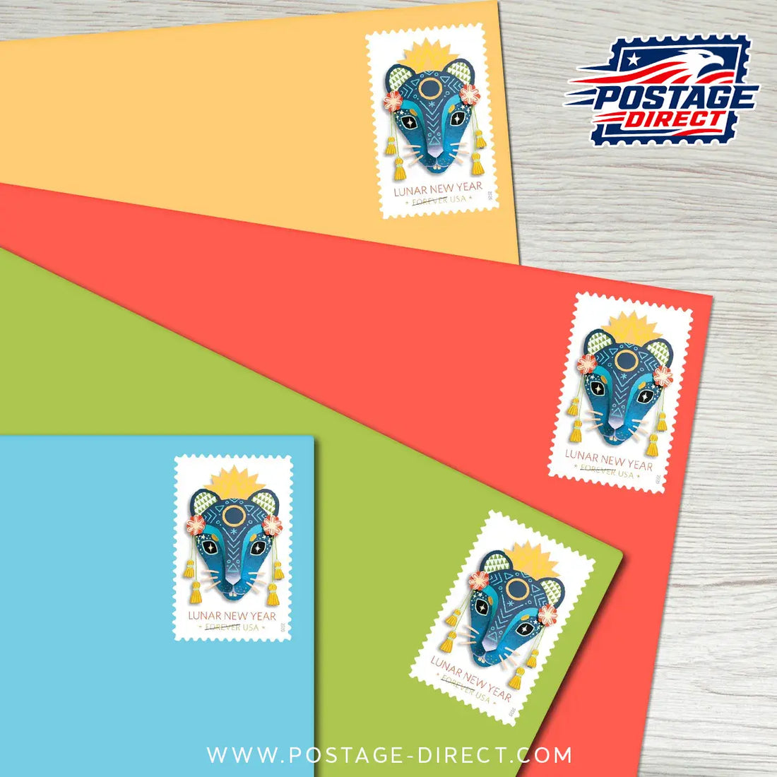 Lunar New Year • Year of the Rat Stamps