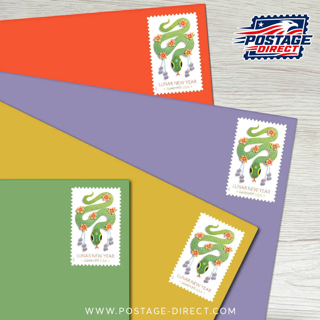 Lunar New Year • Year of the Snake Stamps