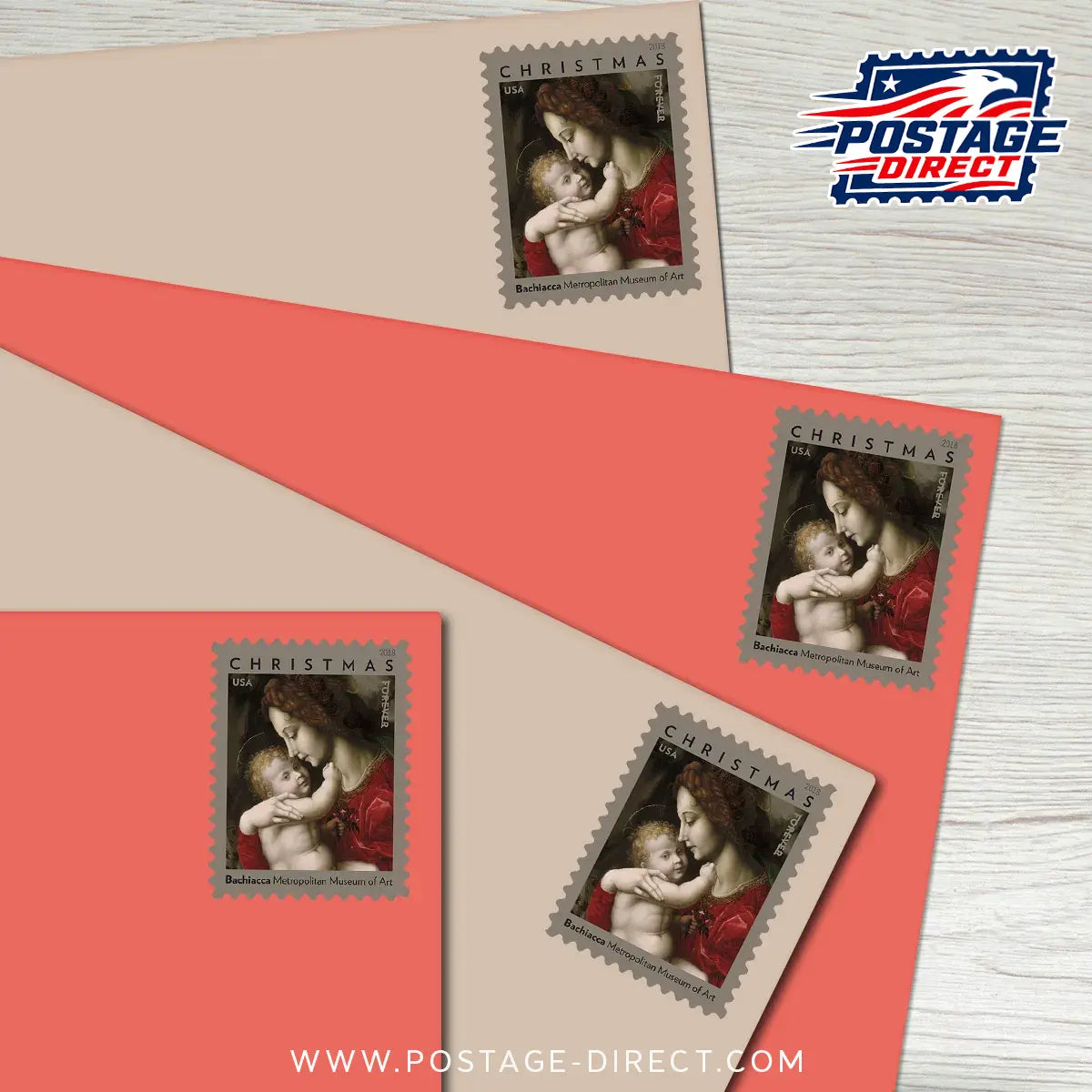 Madonna and Child by Bachiacca Stamps