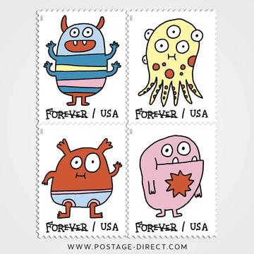 Message Monsters Stamps