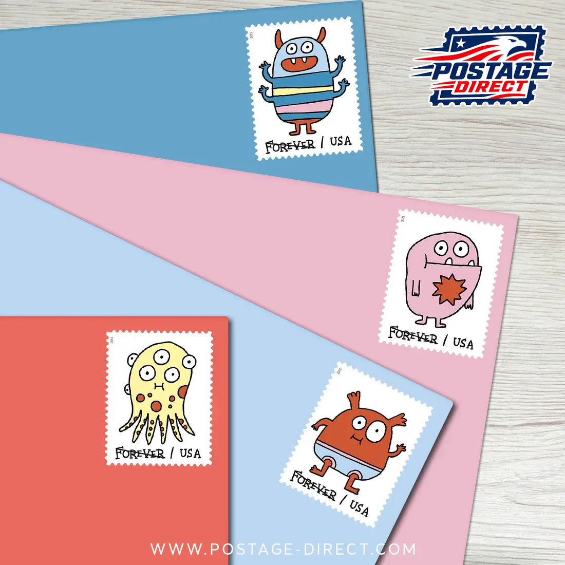 Message Monsters Stamps