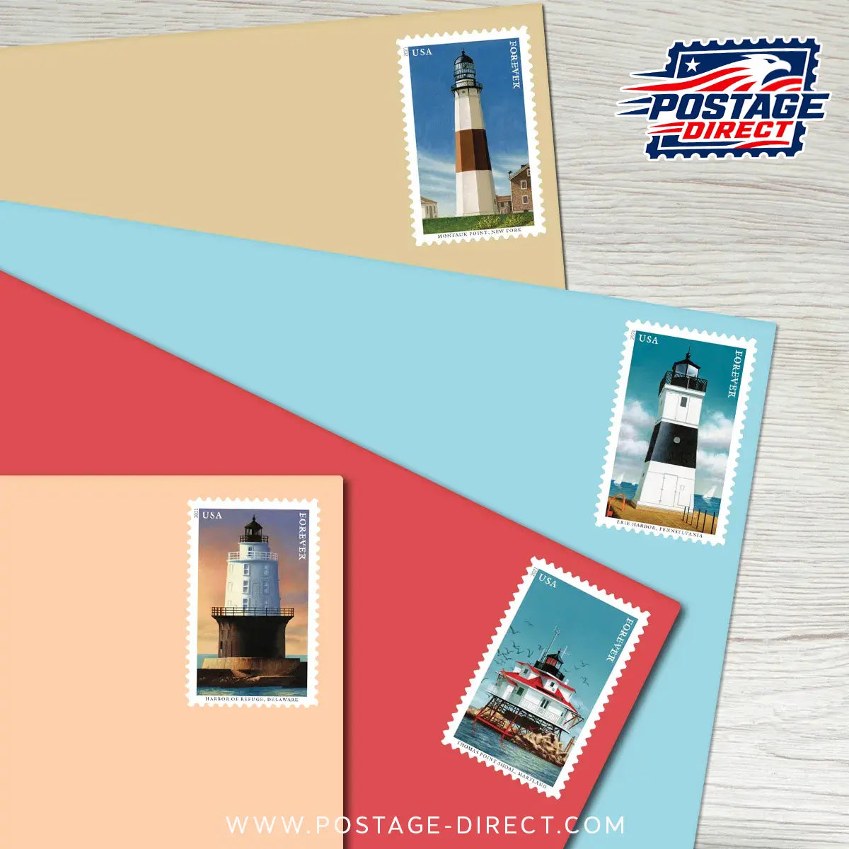 Mid-Atlantic Lighthouses Stamps