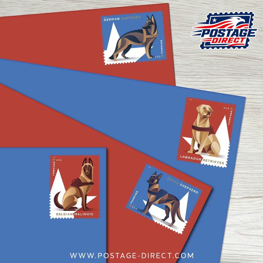 Military Working Dogs Stamps
