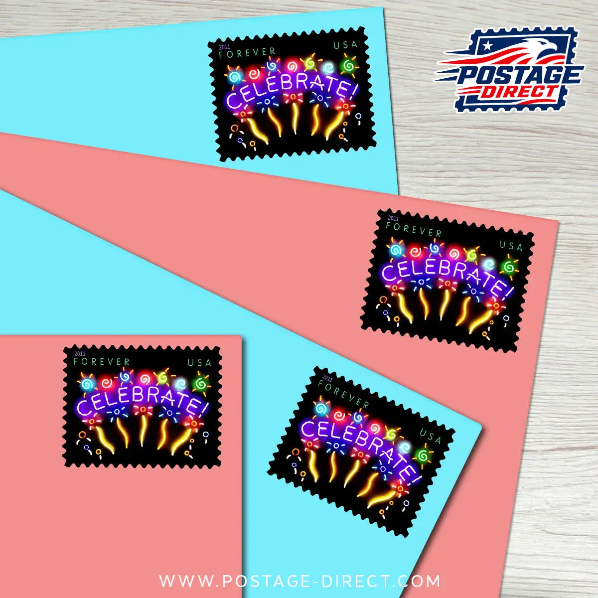 Neon Celebrate! Stamps