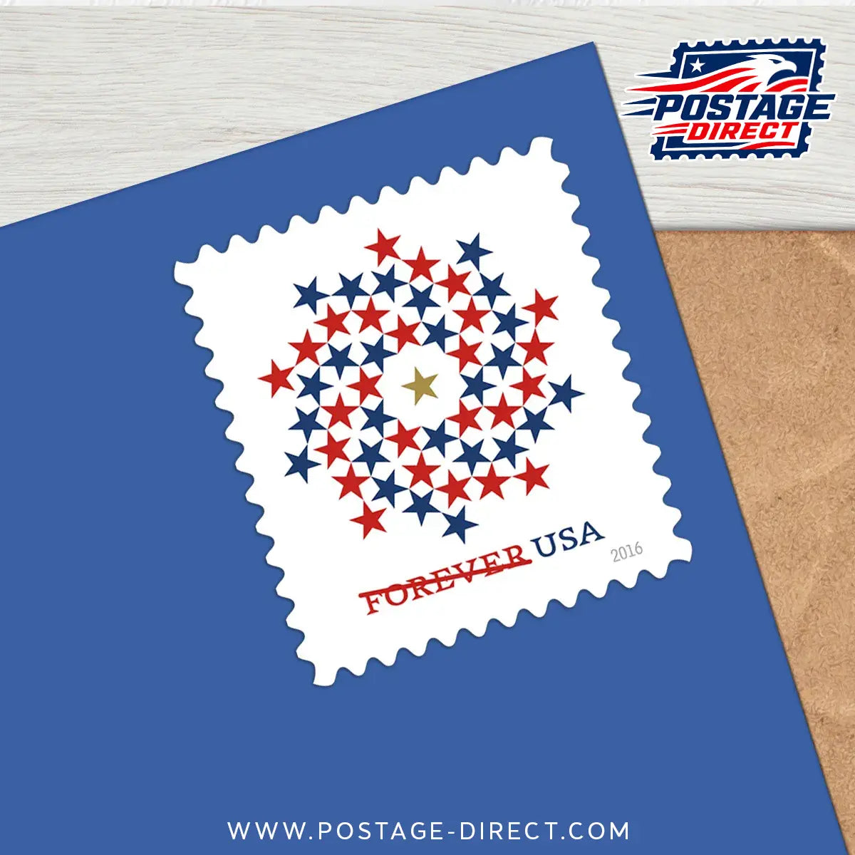 Patriotic Spiral Stamps