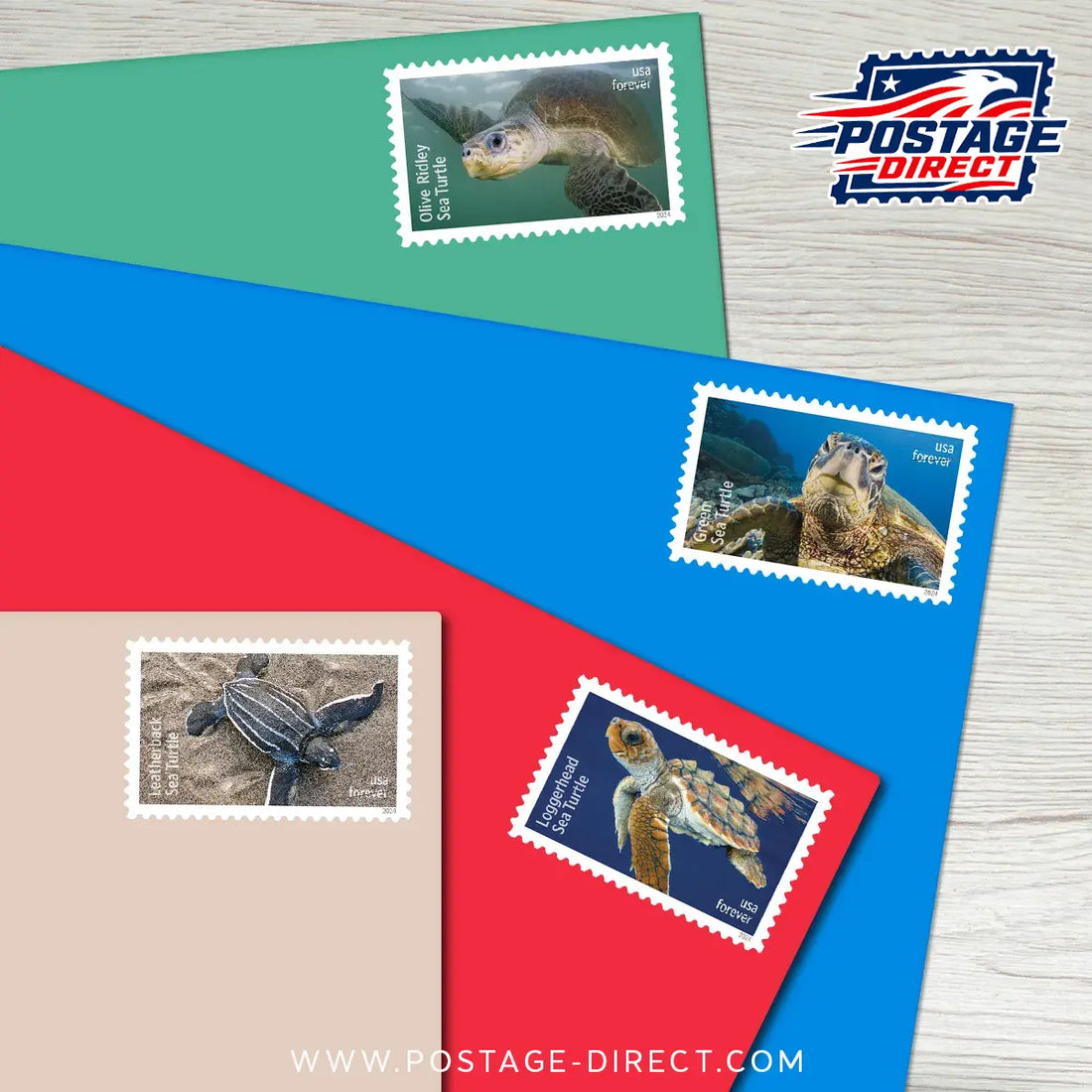 Protect Sea Turtles Stamps