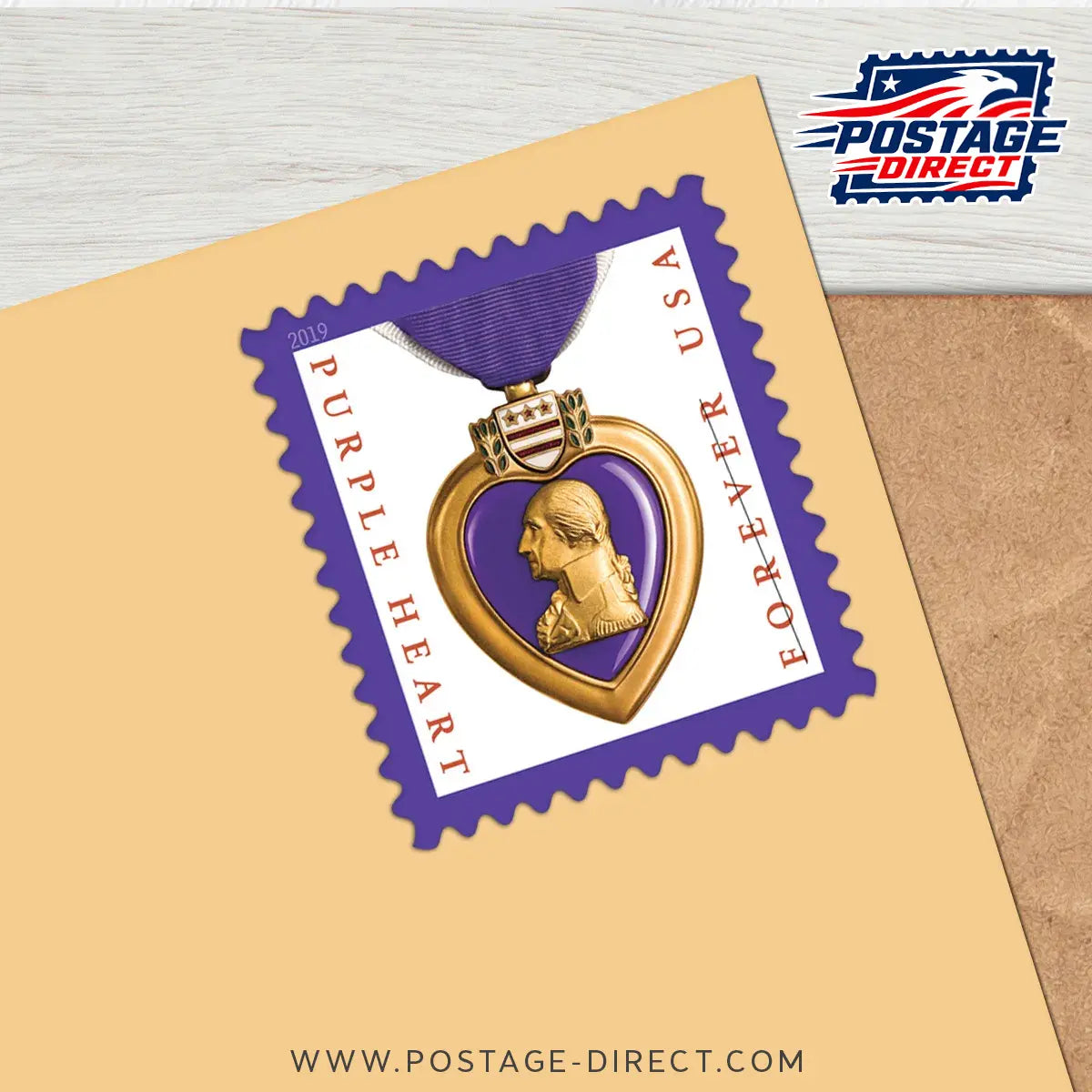 Purple Heart Medal Stamps