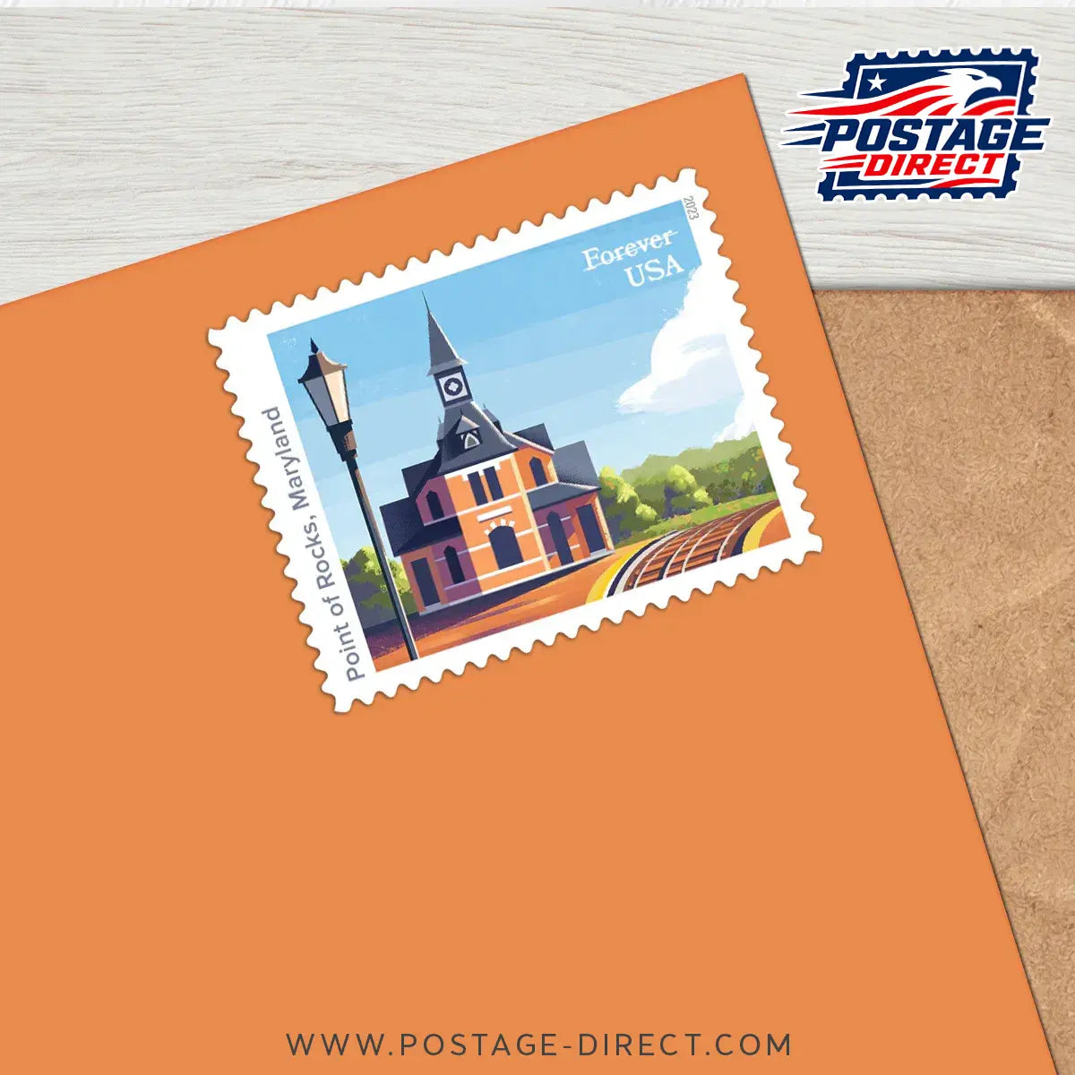 Railroad Stations Stamps