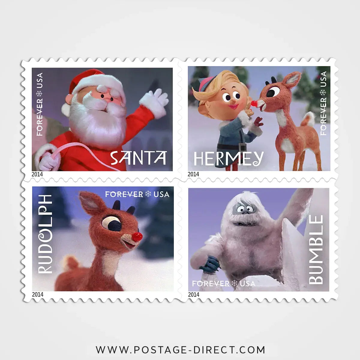 Rudolph the Red-Nosed Reindeer Stamps