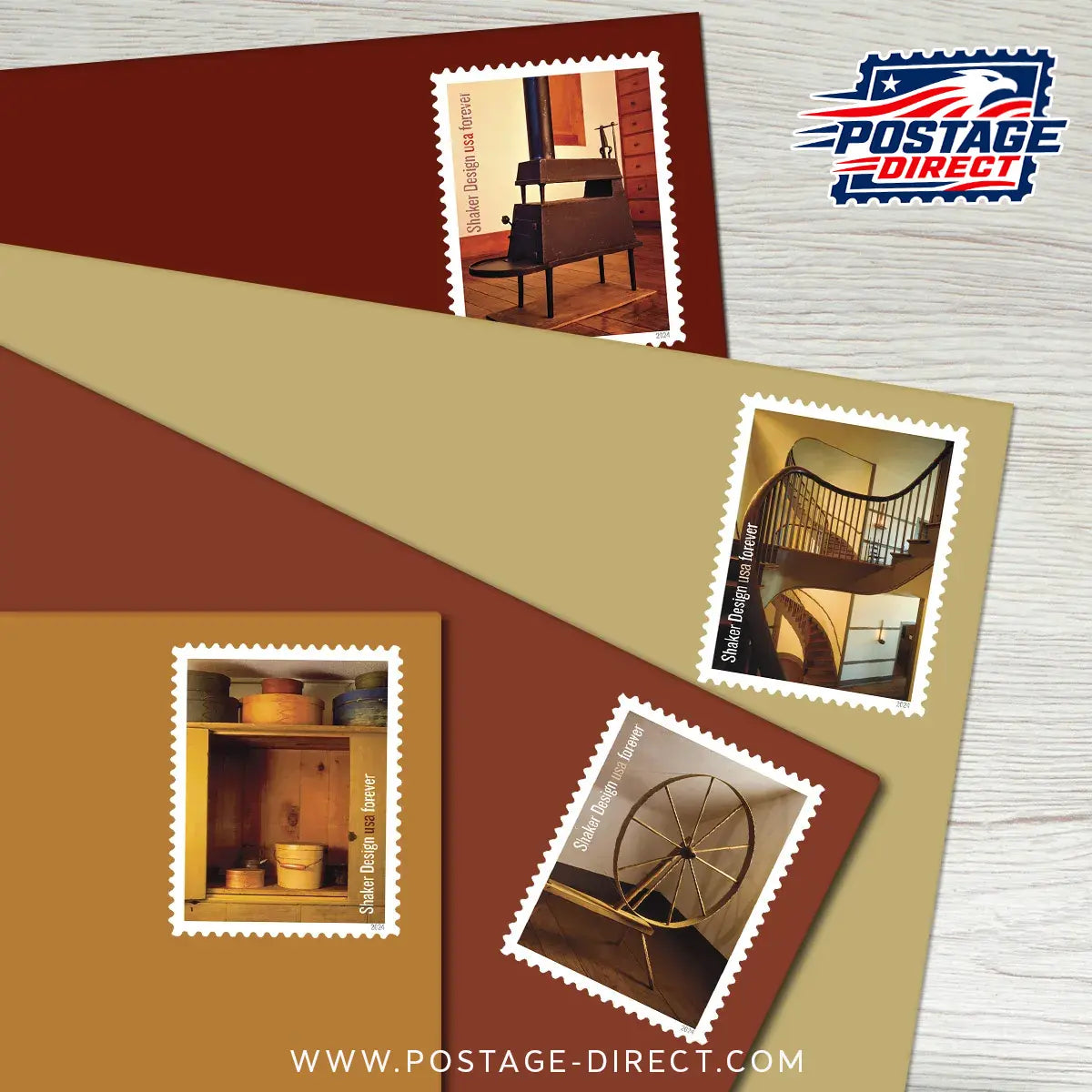 Shaker Design Stamps
