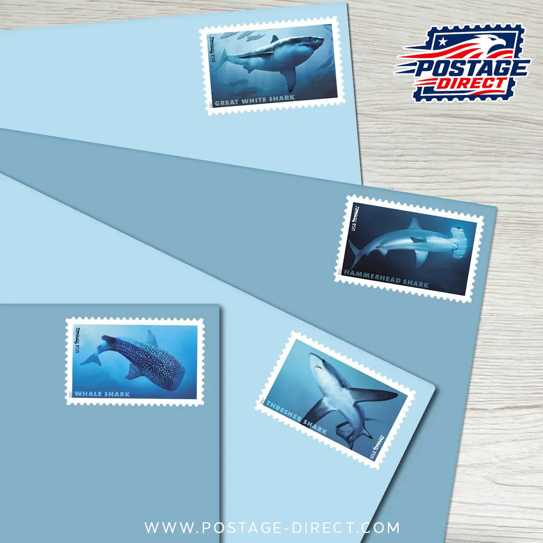 Sharks Stamps