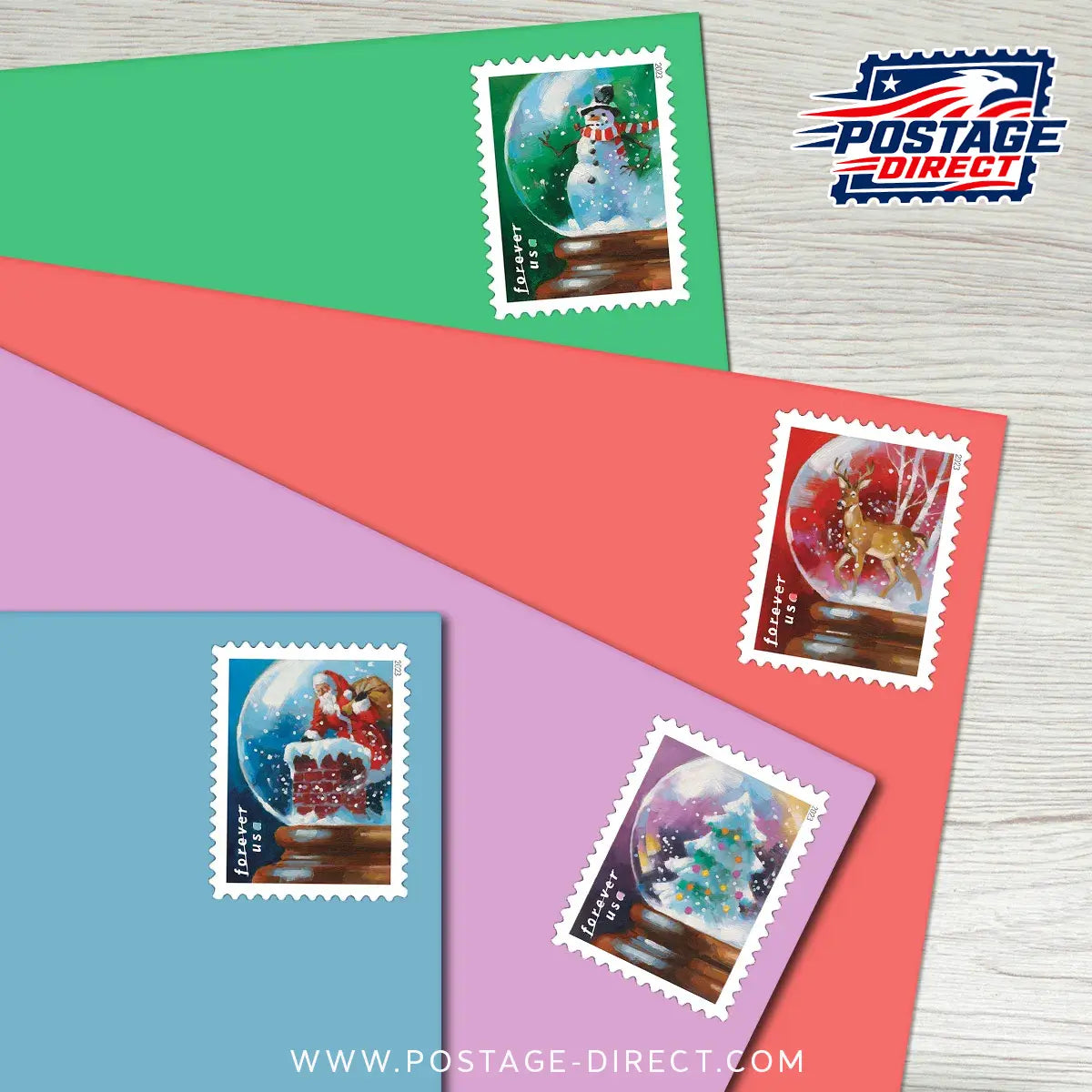 Snow Globes Stamps