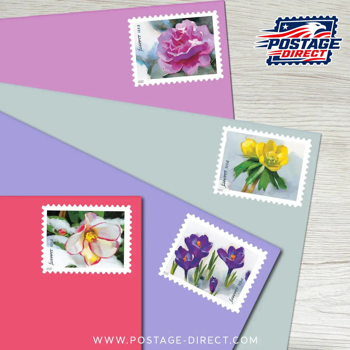 Snowy Beauty Stamps