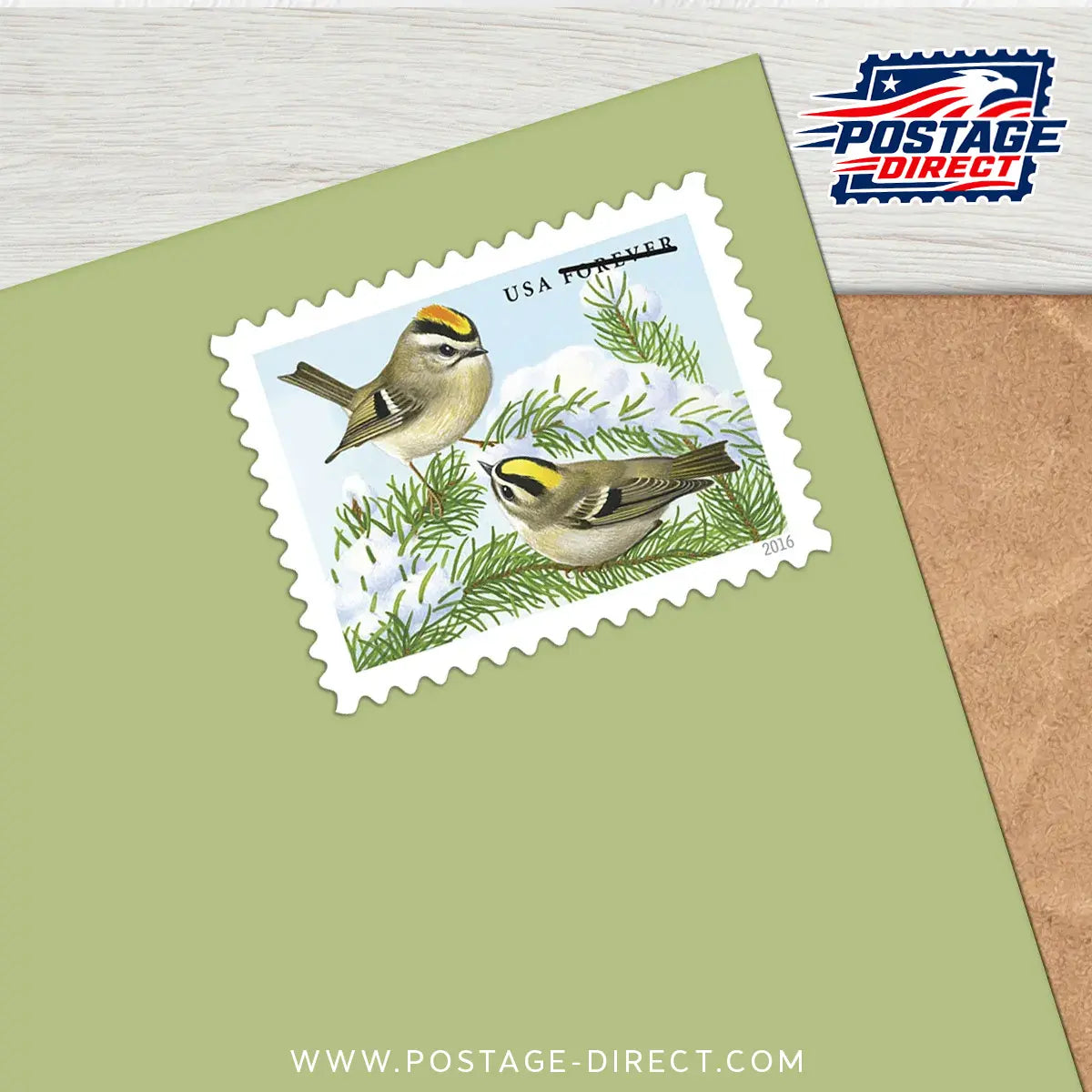 Songbirds in Snow Stamps