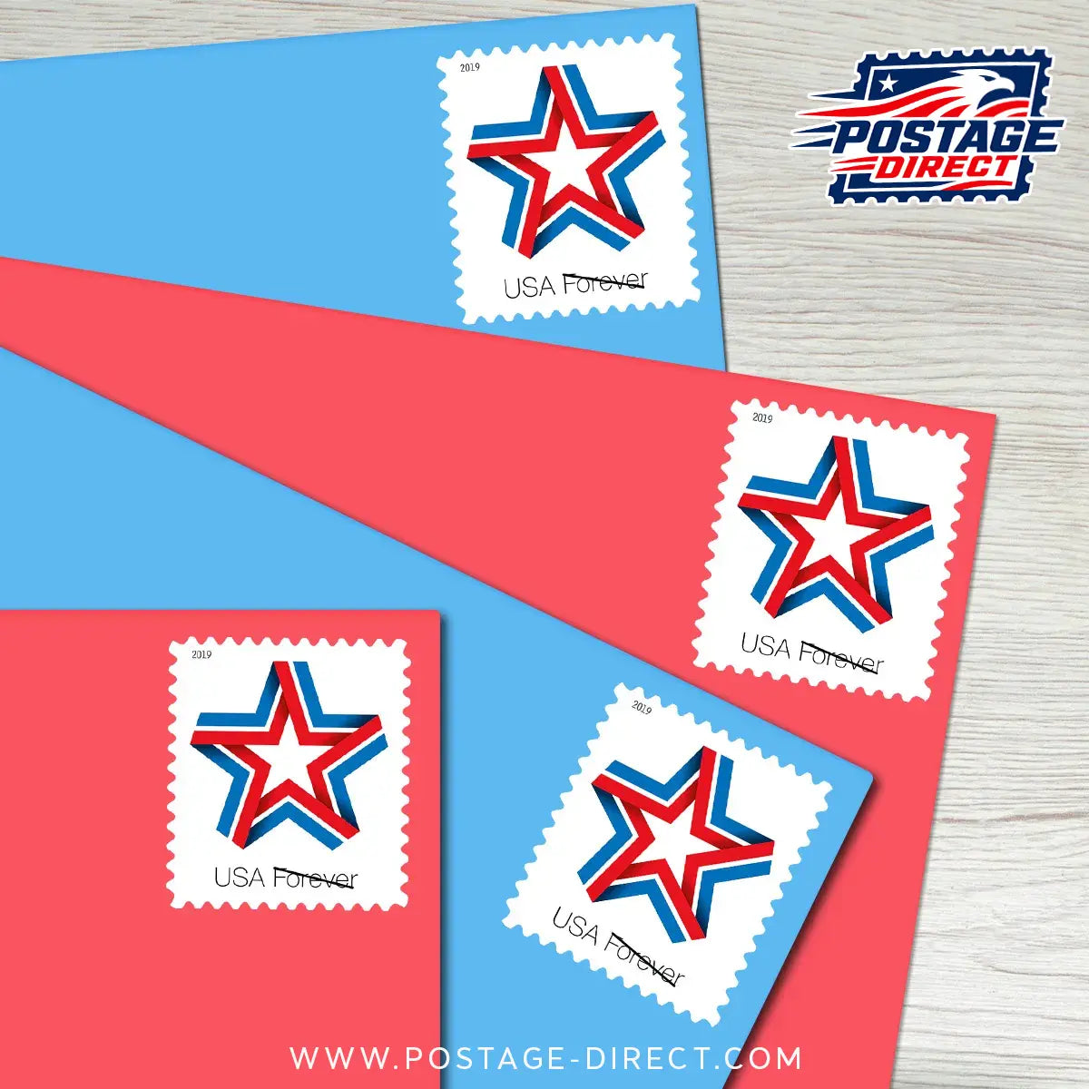 Star Ribbon Stamps