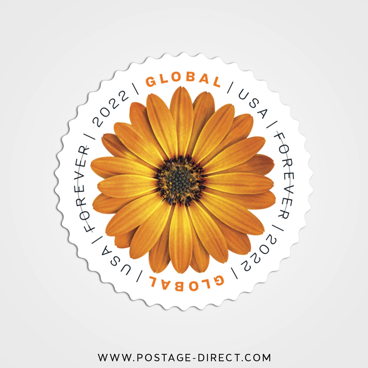 African Daisy Global Stamps
