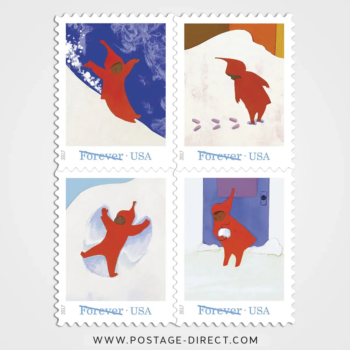 The Snowy Day Stamps