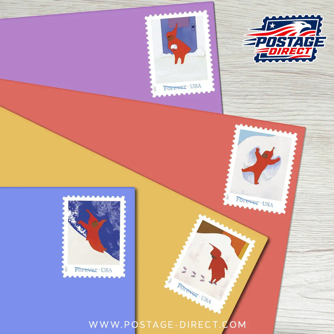 The Snowy Day Stamps