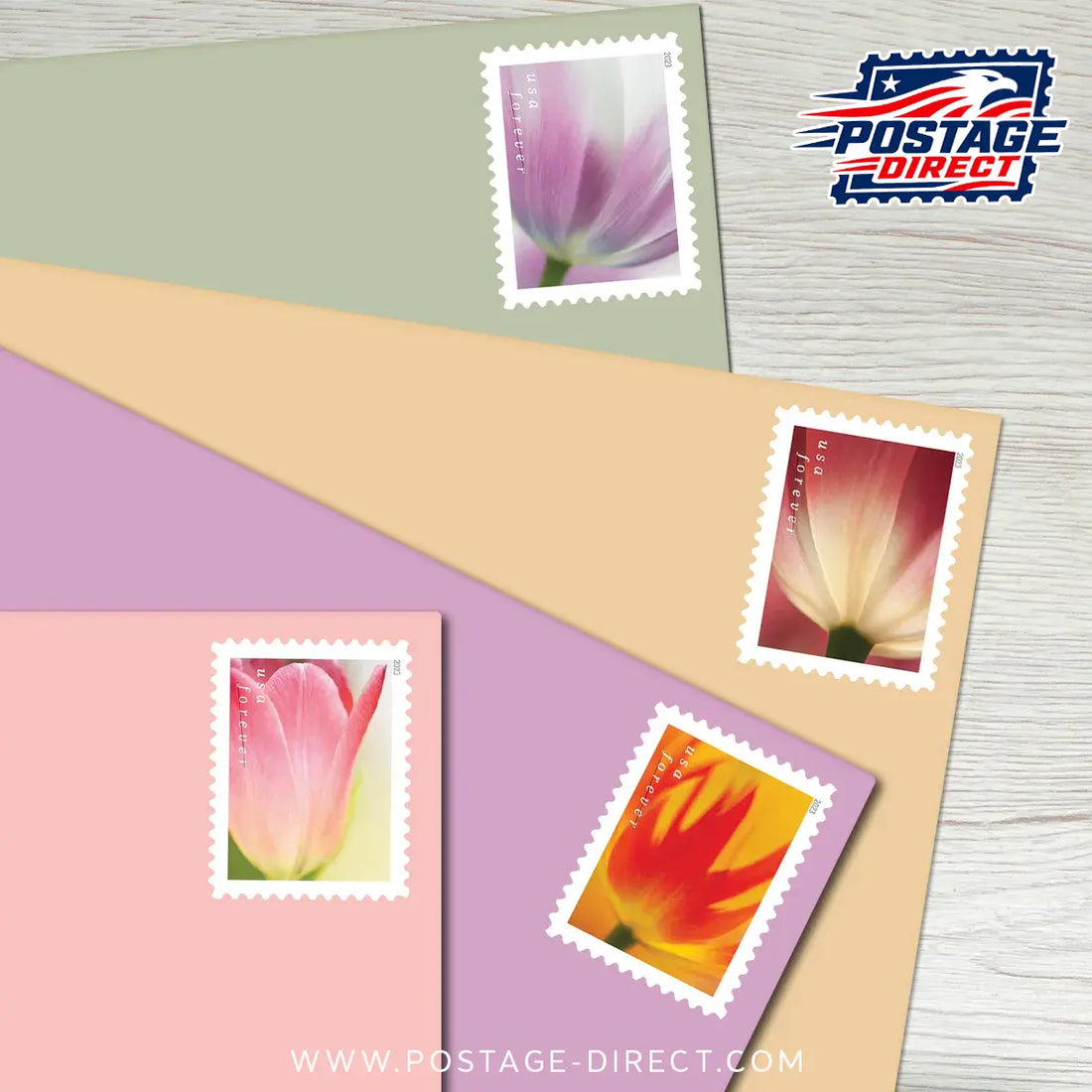 Tulip Blossoms Stamps