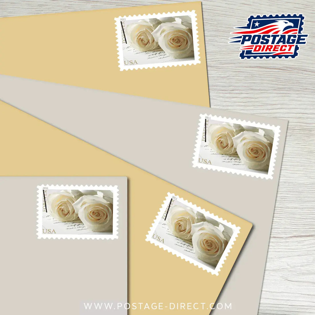 Wedding Roses Stamps
