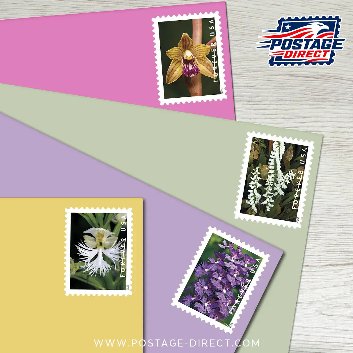 Wild Orchids Stamps