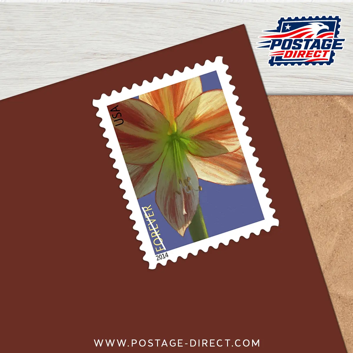Winter Flowers Stamps